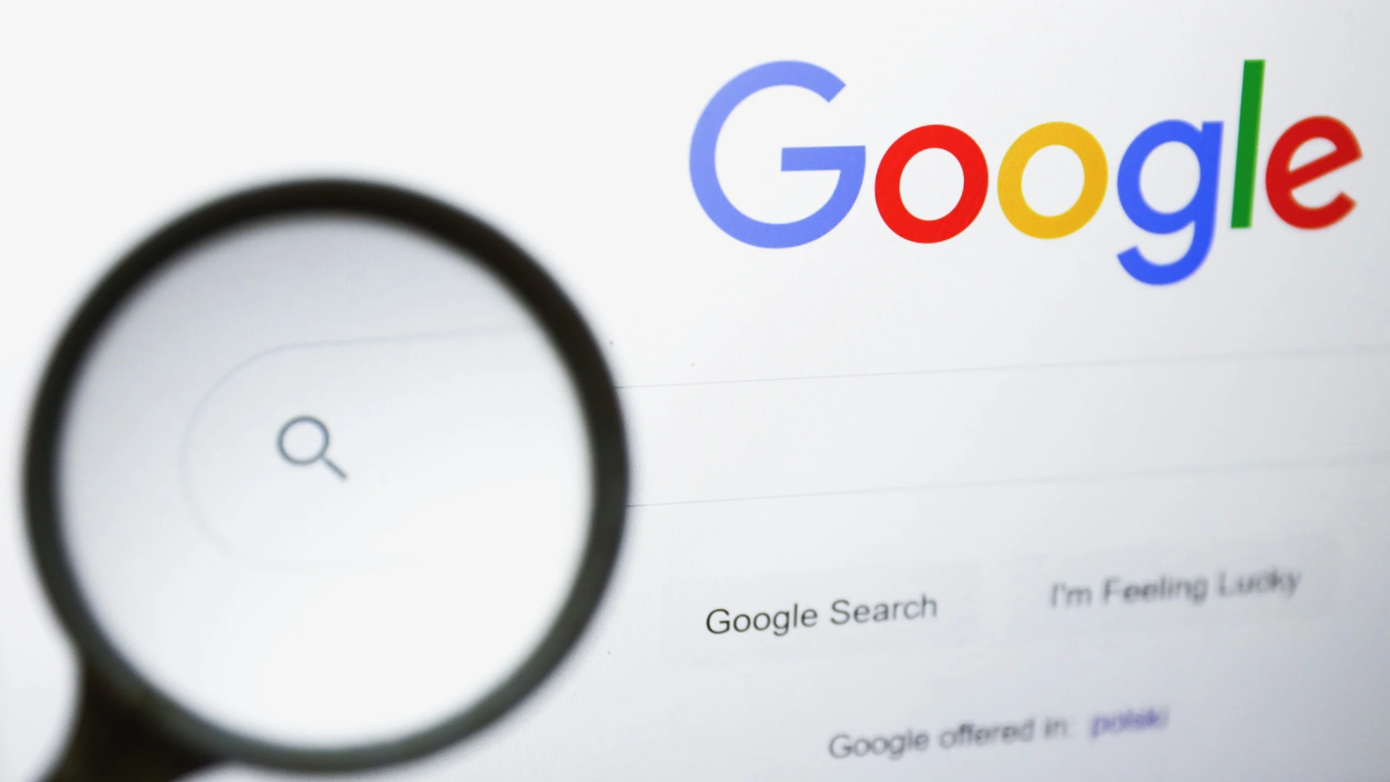 Google Ads search results showing paid ad placements for small business